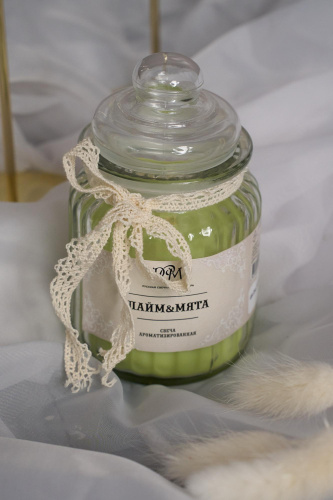 Свеча " Лайм и мята"
